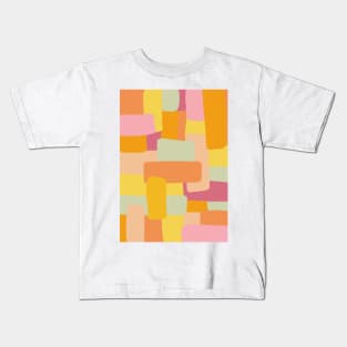 Pastel Shapes Kids T-Shirt